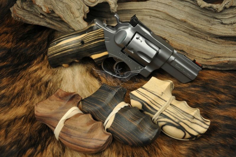 Exotic Wood Revolver Grips by Gemini Customs